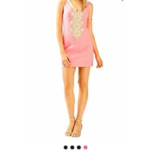 Lily Pulitzer Shift Dress Bright Neon Pink